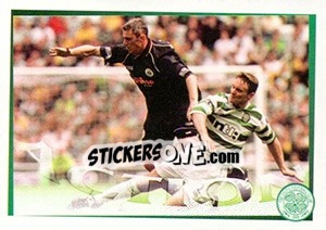 Sticker Surf `n turf (Tom Boyd vs. Andy McLaren (Kilmarnock)) - Celtic FC 2000-2001 n. 115 - Panini