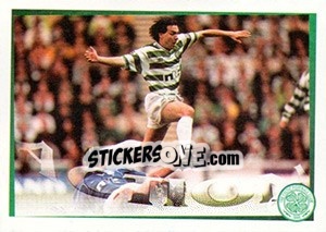 Sticker High and mighty... (Eyal Berkovic) - Celtic FC 2000-2001 - Panini