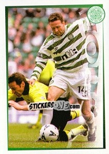 Sticker Class and clout... (Paul Lambert) - Celtic FC 2000-2001 n. 123 - Panini