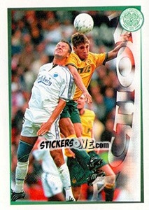 Sticker Stan the Man... (Stiliyan Petrov) - Celtic FC 2000-2001 - Panini