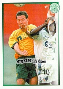 Sticker Eyes wide shut... (Paul Lambert) - Celtic FC 2000-2001 - Panini