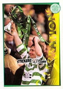 Sticker That winning feeling... (Tom Boyd) - Celtic FC 2000-2001 - Panini