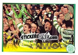 Sticker Bhoyzone... (Tom Boyd / Fans) - Celtic FC 2000-2001 n. 130 - Panini