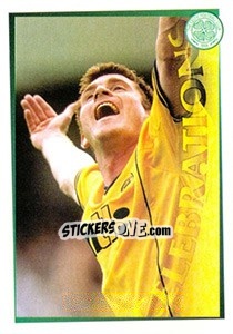 Sticker TJ calls the Tune... (Tommy Johnson) - Celtic FC 2000-2001 - Panini