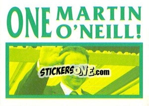 Cromo One Martin O'Neill! - Celtic FC 2000-2001 - Panini