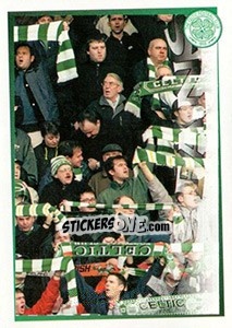 Sticker Faithful through and through... - Celtic FC 2000-2001 - Panini