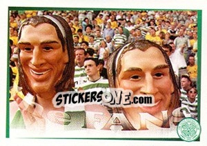 Sticker There'S Only Two Henrik Larssons!... - Celtic FC 2000-2001 n. 161 - Panini