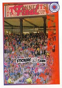 Sticker Three cheers for the Red, White and Blue... - Rangers Fc 2000-2001 n. 154 - Panini