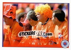 Sticker Bright lights, Wig City... - Rangers Fc 2000-2001 - Panini