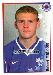 Sticker Robert Malcolm - Rangers Fc 2000-2001 - Panini