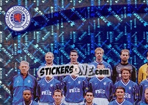 Figurina Team photo - Rangers Fc 2000-2001 - Panini