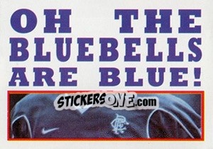 Sticker Oh the Bluebells are Blue!