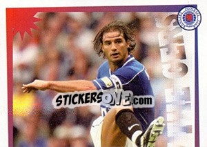 Sticker Lorenzo Amoruso in action - Rangers Fc 2000-2001 n. 25 - Panini