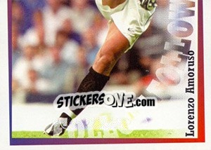 Sticker Lorenzo Amoruso in action - Rangers Fc 2000-2001 - Panini