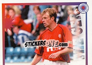 Sticker Bert Konterman in action - Rangers Fc 2000-2001 - Panini