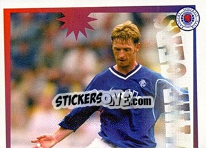Sticker Craig Moore in action - Rangers Fc 2000-2001 - Panini