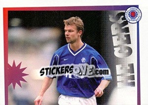 Sticker Arthur Numan in action - Rangers Fc 2000-2001 n. 34 - Panini