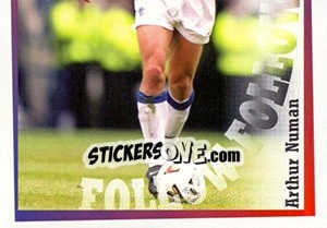 Sticker Arthur Numan in action - Rangers Fc 2000-2001 n. 35 - Panini
