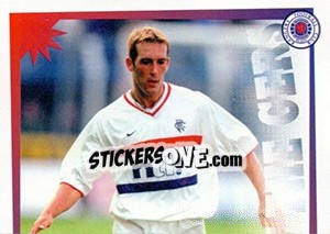 Sticker Fernando Ricksen in action - Rangers Fc 2000-2001 n. 37 - Panini