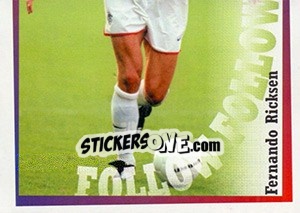 Figurina Fernando Ricksen in action - Rangers Fc 2000-2001 - Panini