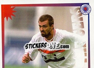 Sticker Sergio Porrini in action - Rangers Fc 2000-2001 - Panini