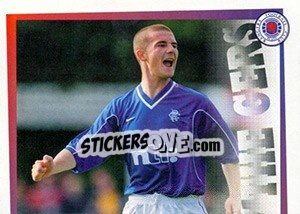 Sticker Barry Ferguson in action - Rangers Fc 2000-2001 n. 46 - Panini