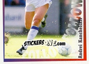 Sticker Andrei Kanchelskis in action