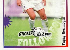 Sticker Tugay Kerimoglu in action - Rangers Fc 2000-2001 - Panini