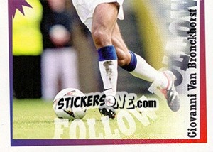 Sticker Giovanni Van Bronckhorst in action - Rangers Fc 2000-2001 n. 57 - Panini