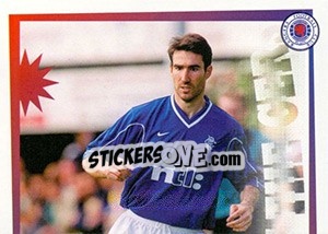 Sticker Tony Vidmar in action - Rangers Fc 2000-2001 n. 58 - Panini