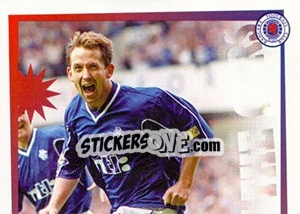 Cromo Billy Dodds in action - Rangers Fc 2000-2001 - Panini