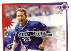 Sticker Billy Dodds in action - Rangers Fc 2000-2001 n. 61 - Panini