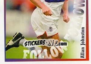 Cromo Allan Johnston in action - Rangers Fc 2000-2001 - Panini