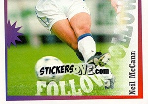 Cromo Neil McCann in action - Rangers Fc 2000-2001 - Panini