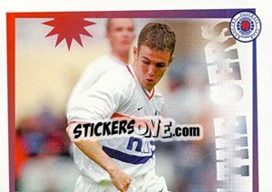 Cromo Kenny Miller in action - Rangers Fc 2000-2001 - Panini