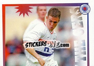 Sticker Kenny Miller in action - Rangers Fc 2000-2001 n. 70 - Panini