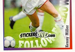 Sticker Kenny Miller in action - Rangers Fc 2000-2001 - Panini