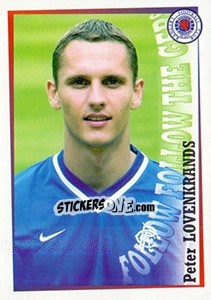 Sticker Peter Lovenkrands - Rangers Fc 2000-2001 - Panini