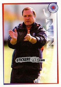 Sticker Clap Happy... (Dick Advocaat) - Rangers Fc 2000-2001 - Panini