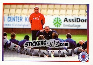 Figurina Mind Games... (Dick Advocaat / Bert Van Lingen) - Rangers Fc 2000-2001 - Panini
