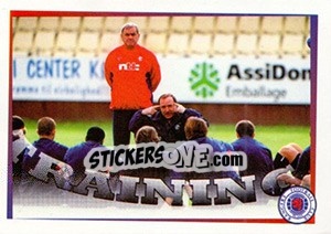 Sticker Mind Games... (Dick Advocaat / Bert Van Lingen) - Rangers Fc 2000-2001 n. 88 - Panini