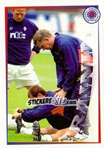 Sticker I'll back you all the Way... (Bert Van Lingen / Sergio Porrini) - Rangers Fc 2000-2001 - Panini