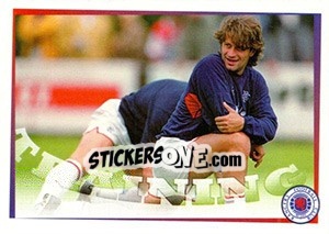 Sticker Turk at work... (Tugay Kerimoglu) - Rangers Fc 2000-2001 n. 92 - Panini
