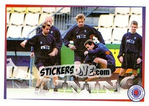 Sticker Bert's gonna get ya... (Bert Van Lingen / Billy Dodds) - Rangers Fc 2000-2001 - Panini