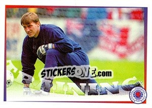 Sticker Hands off... (Stefan Klos) - Rangers Fc 2000-2001 n. 96 - Panini