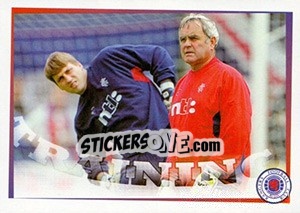 Sticker Teacher and Pupil... (Bert Van Lingen / Stefan Klos) - Rangers Fc 2000-2001 n. 98 - Panini