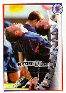 Cromo Bending Over Backwards To Make It... (Kenny Miller) - Rangers Fc 2000-2001 - Panini