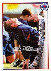 Sticker Bending Over Backwards To Make It... (Kenny Miller) - Rangers Fc 2000-2001 n. 99 - Panini
