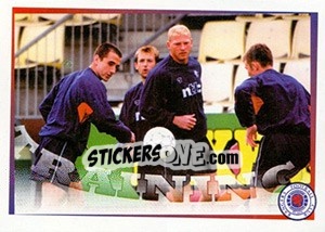 Cromo Learning the Drills... - Rangers Fc 2000-2001 - Panini