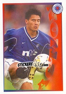 Sticker Man with a mission... (Michael Mols) - Rangers Fc 2000-2001 - Panini